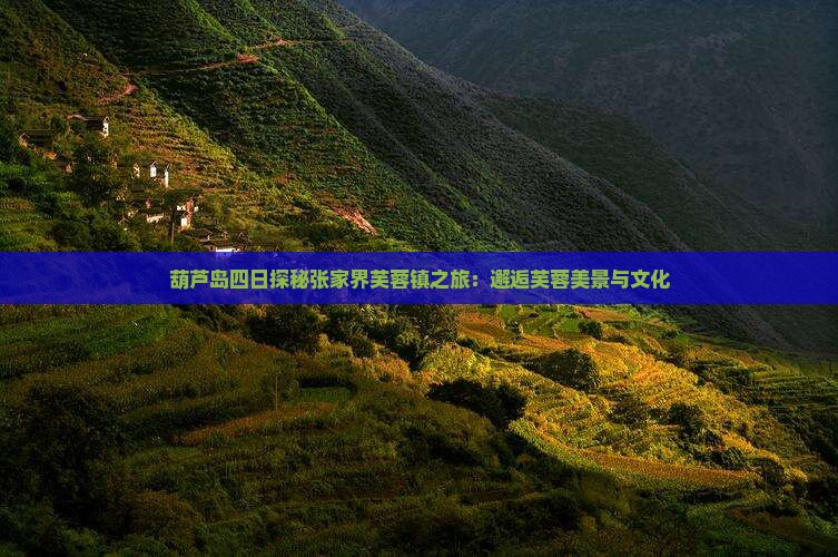 葫芦岛四日探秘张家界芙蓉镇之旅：邂逅芙蓉美景与文化