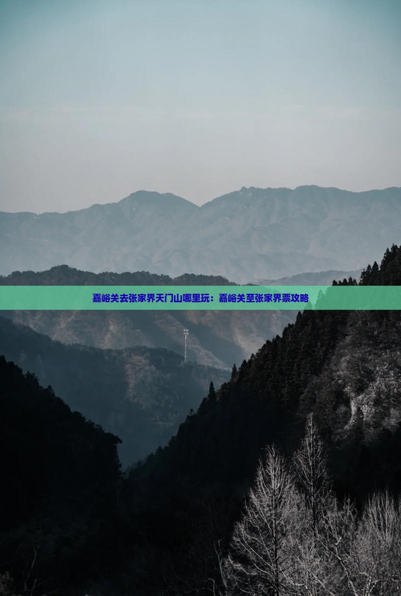 嘉峪关去张家界天门山哪里玩：嘉峪关至张家界票攻略