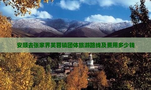 安顺去张家界芙蓉镇团体旅游路线及费用多少钱
