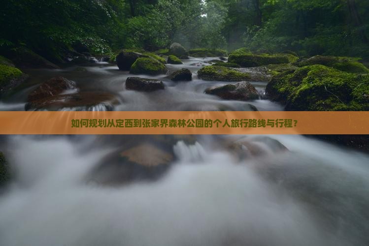 如何规划从定西到张家界森林公园的个人旅行路线与行程？