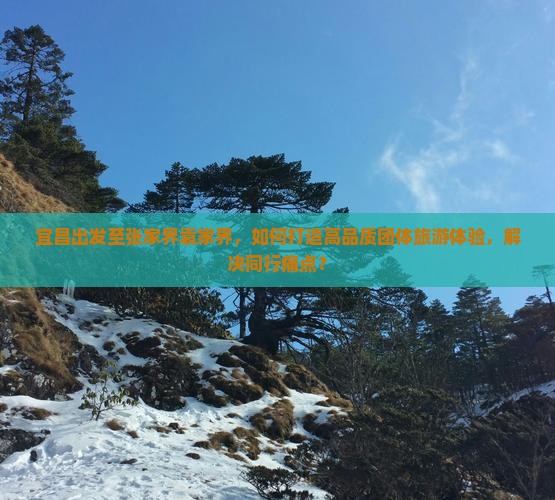 宜昌出发至张家界袁家界，如何打造高品质团体旅游体验，解决同行痛点？