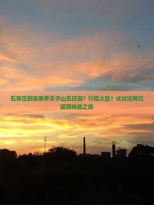 石家庄到张家界天子山五日游？行程太赶？试试这网红玻璃栈道之旅
