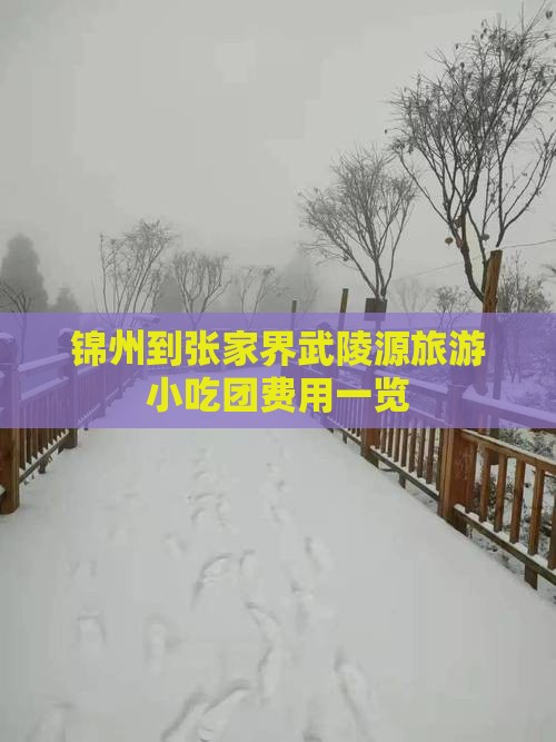 锦州到张家界武陵源旅游小吃团费用一览