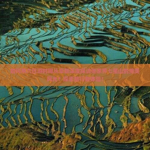 如何用六日游时间从阜新深度探访张家界七星山的绝美风光？探索旅行新体验！