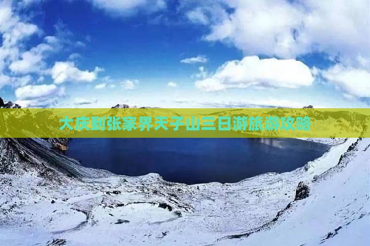 大庆到张家界天子山三日游旅游攻略