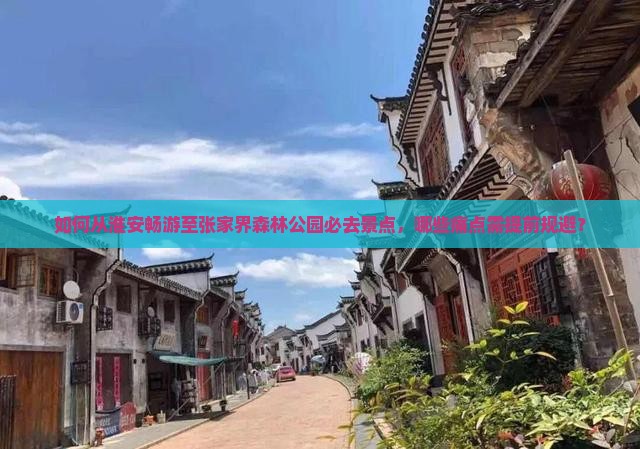 如何从淮安畅游至张家界森林公园必去景点，哪些痛点需提前规避？