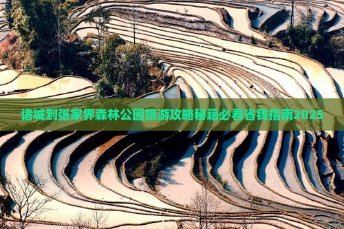 诸城到张家界森林公园自由团