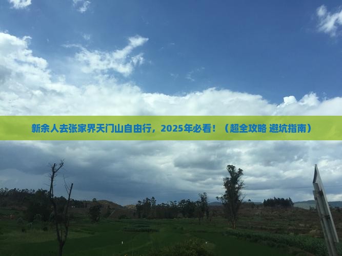 新余去张家界天门山个人游