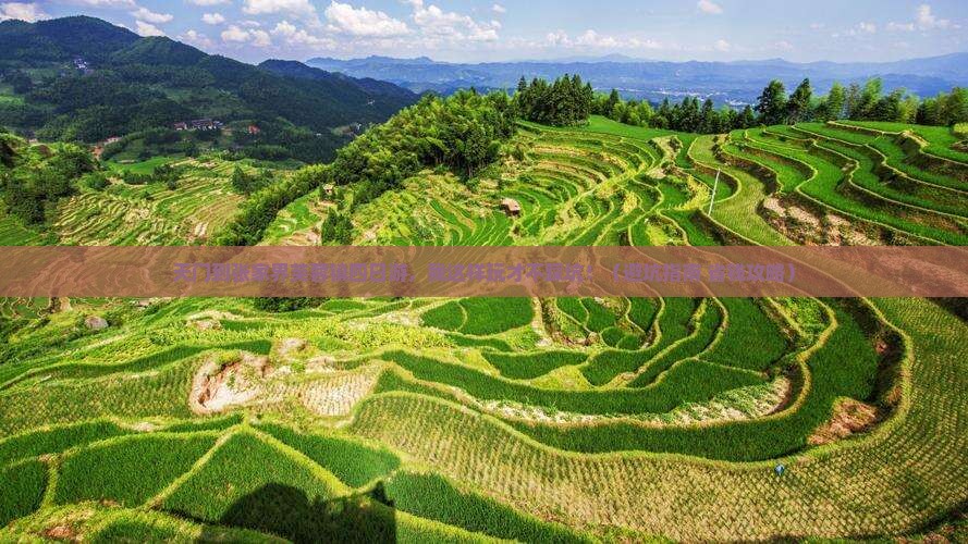 天门到张家界芙蓉镇四日游