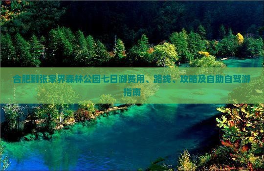 合肥到张家界森林公园七日游