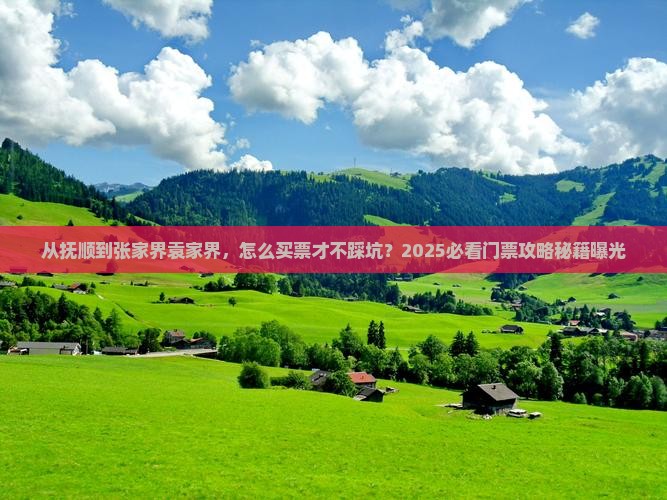 抚顺到张家界袁家界门票
