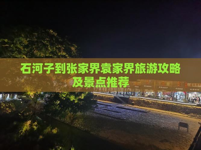 石河子到张家界袁家界旅游