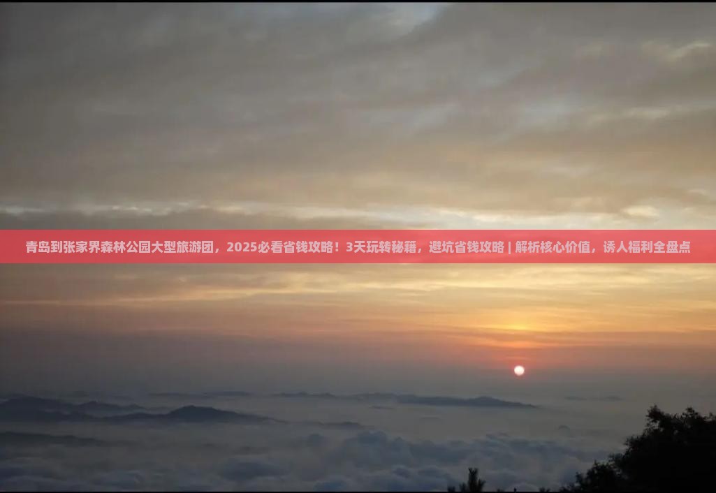 青岛到张家界森林公园大型旅游团