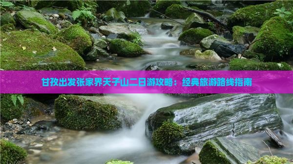 甘孜出发张家界天子山二日游攻略：经典旅游路线指南