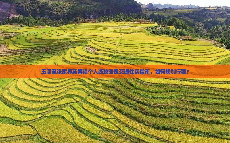 玉溪至张家界芙蓉镇个人游攻略及交通住宿指南，如何规划行程？