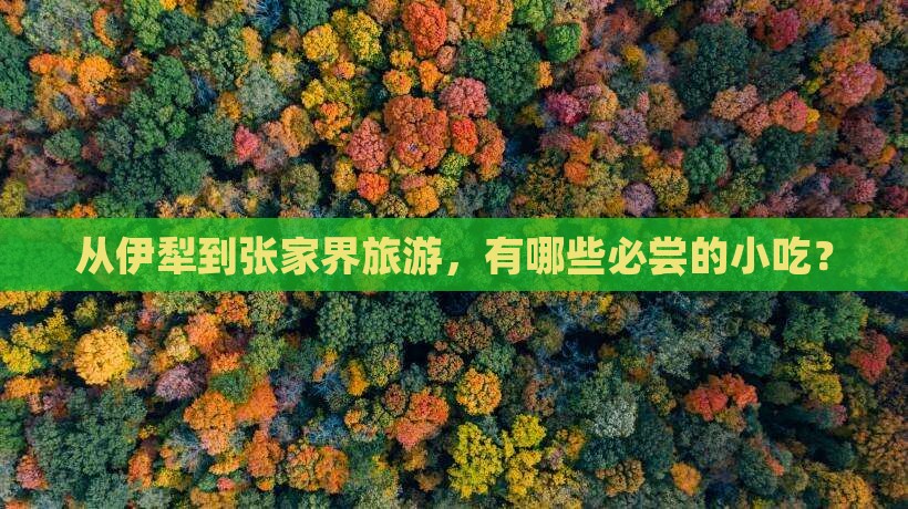 从伊犁到张家界旅游，有哪些必尝的小吃？