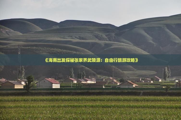 《海南出发探秘张家界武陵源：自由行旅游攻略》