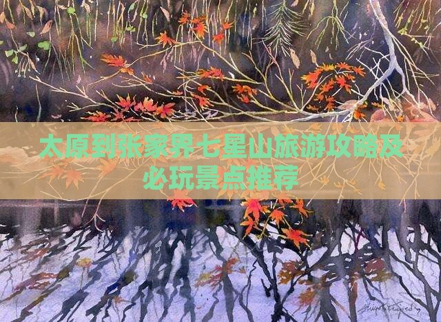 太原到张家界七星山旅游攻略及必玩景点推荐