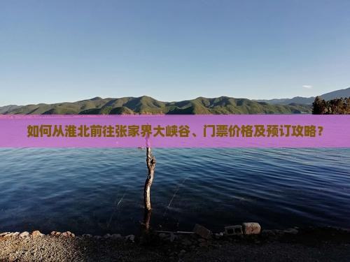 如何从淮北前往张家界大峡谷、门票价格及预订攻略？
