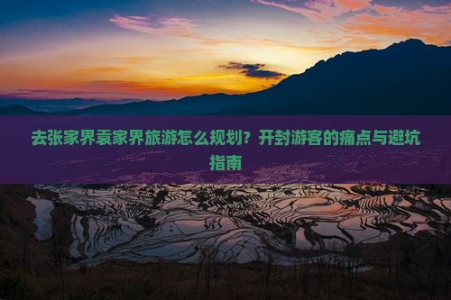 去张家界袁家界旅游怎么规划？开封游客的痛点与避坑指南