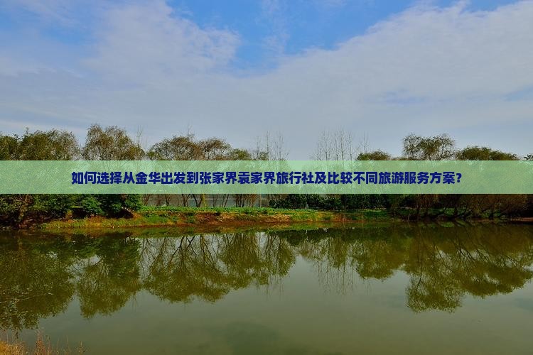 如何选择从金华出发到张家界袁家界旅行社及比较不同旅游服务方案？