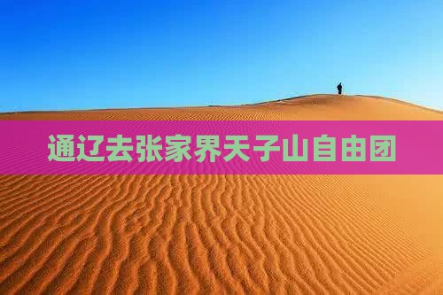通辽去张家界天子山自由团