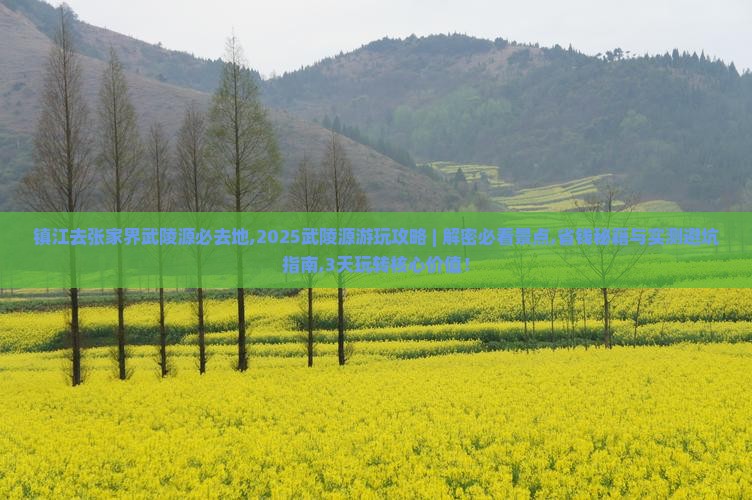 镇江去张家界武陵源必去地 镇江去张家界武陵源必去地