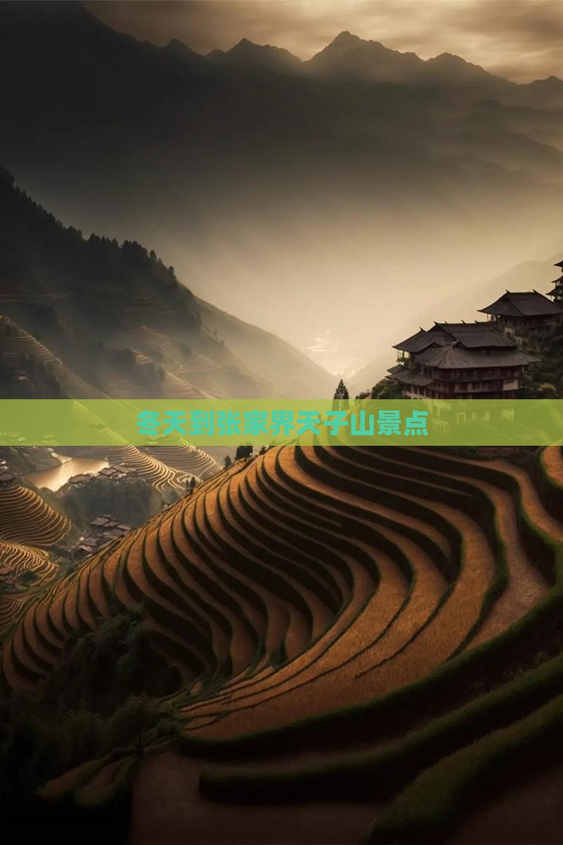 冬天到张家界天子山景点