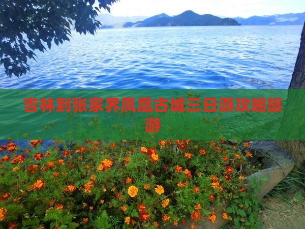 吉林到张家界凤凰古城三日游