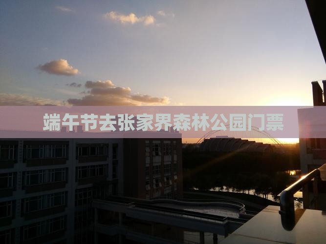 端午节去张家界森林公园门票