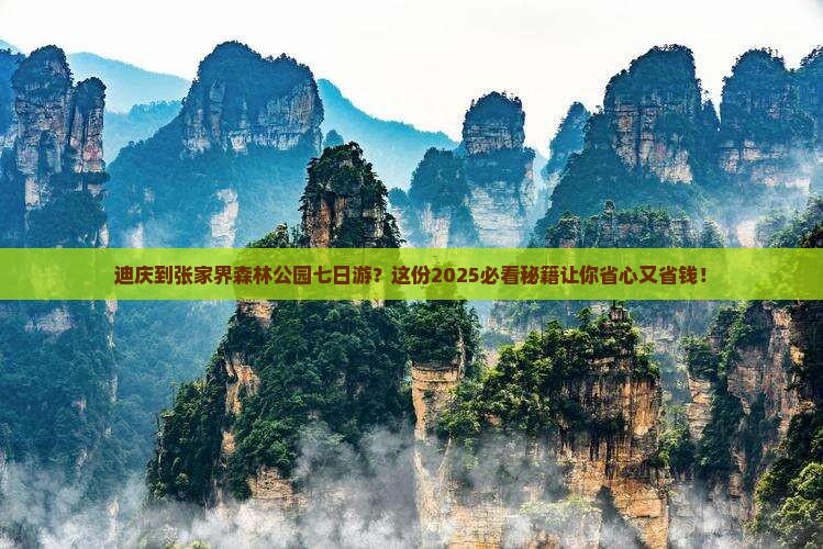 迪庆到张家界森林公园七日游