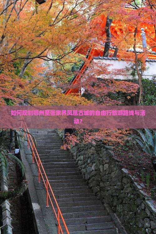 如何规划鄂州至张家界凤凰古城的自由行旅游路线与活动？