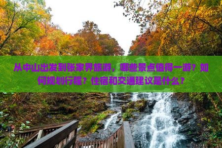 从中山出发到张家界旅游，哪些景点值得一游？如何规划行程？住宿和交通建议是什么？