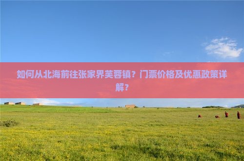 如何从北海前往张家界芙蓉镇？门票价格及优惠政策详解？
