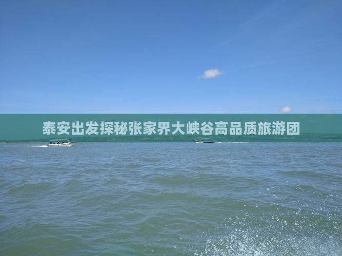 泰安出发探秘张家界大峡谷高品质旅游团