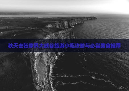 秋天去张家界大峡谷旅游小吃攻略与必尝美食推荐