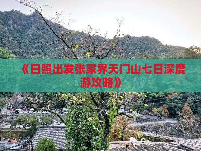 《日照出发张家界天门山七日深度游攻略》