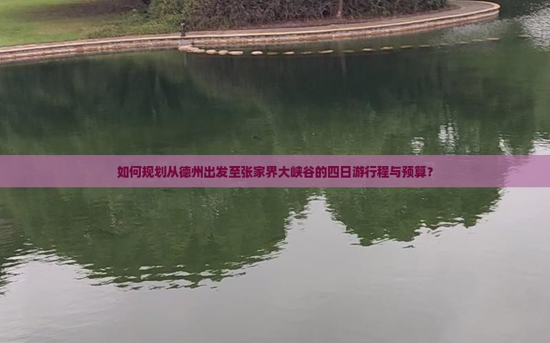 如何规划从德州出发至张家界大峡谷的四日游行程与预算？