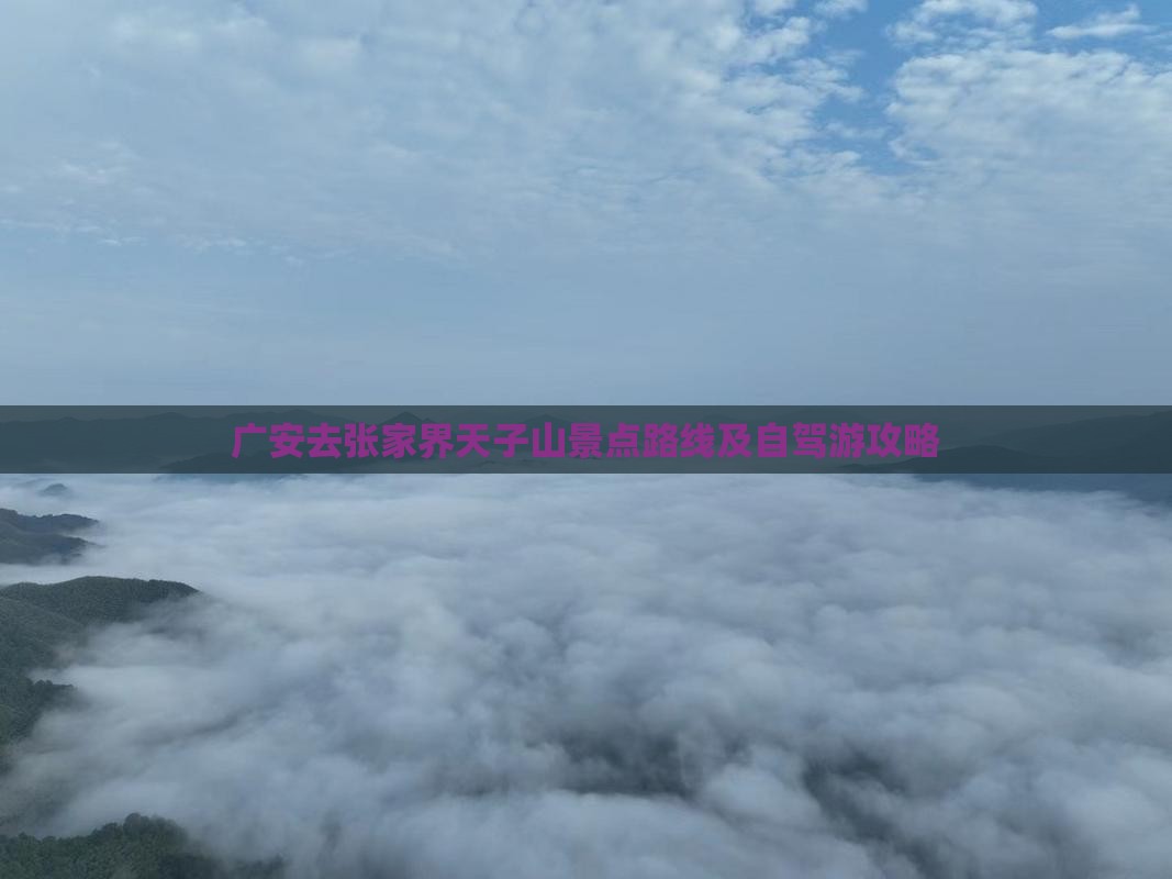 广安去张家界天子山景点路线及自驾游攻略