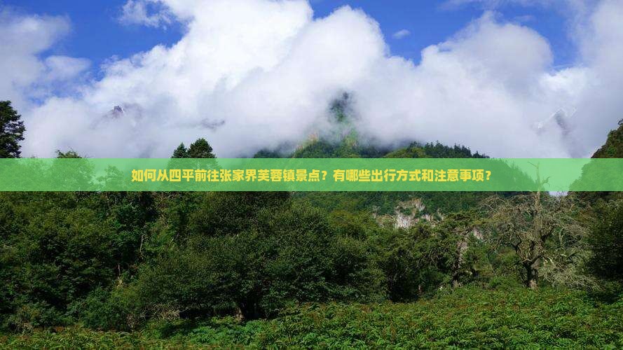 如何从四平前往张家界芙蓉镇景点？有哪些出行方式和注意事项？