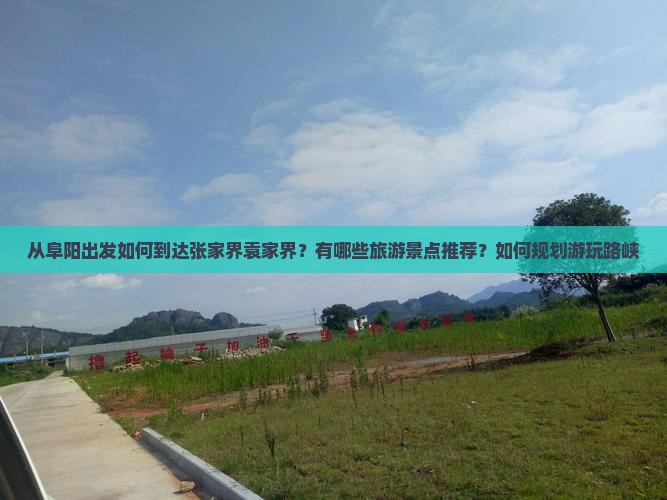 从阜阳出发如何到达张家界袁家界？有哪些旅游景点推荐？如何规划游玩路峡