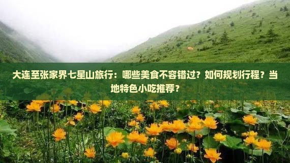 大连至张家界七星山旅行：哪些美食不容错过？如何规划行程？当地特色小吃推荐？