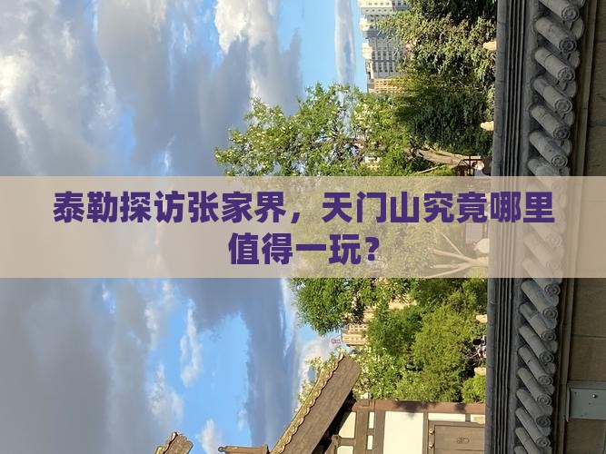 泰勒探访张家界，天门山究竟哪里值得一玩？