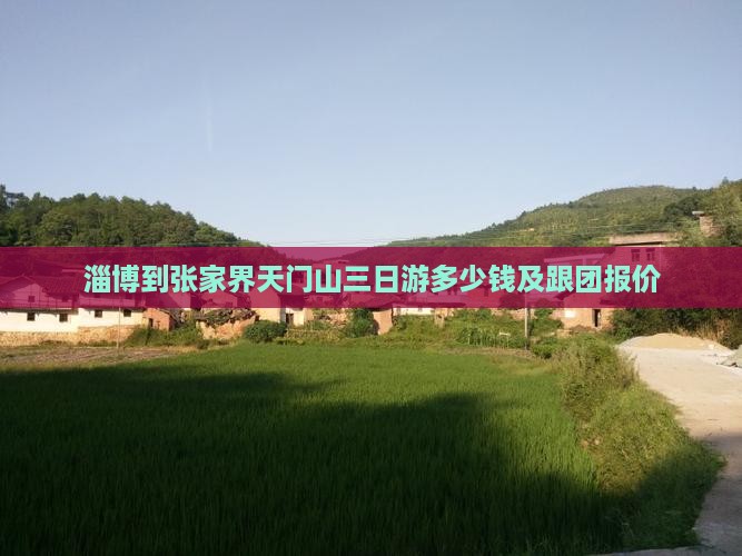 淄博到张家界天门山三日游
