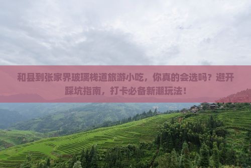和县到张家界玻璃栈道旅游小吃