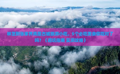 林芝到张家界凤凰古城旅游小吃