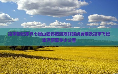 拉萨到张家界七星山团体旅游