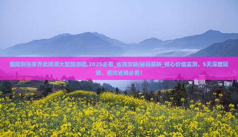 醴陵到张家界武陵源大型旅游团