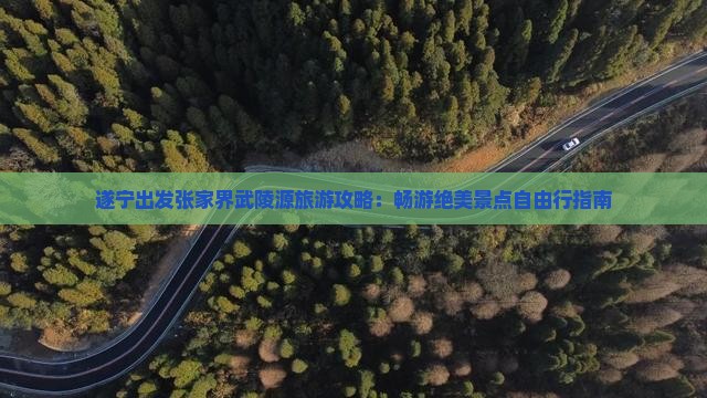 遂宁出发张家界武陵源旅游攻略：畅游绝美景点自由行指南