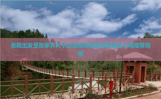 岳阳出发至张家界天子山旅游攻略及当地特色小吃推荐指南
